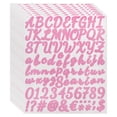 thumbnail image 1 of 608Pack 8Sheets Glitter Letter Stickers Self-Adhesive Alphabet Sticker Pink, 1 of 6