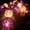 Warm White+Purple, variant on Rattan Ball String Lights, 3m/9.8ft,Battery Operated 20 LED String Lights, Indoor Fairy String Lights Decorative for Bedroom Party Wedding