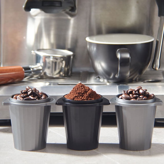 YAOMOBB Coffee Powder Receiver Smooth Coffee Powder Cup Polished Aluminum Alloy Body Non fading Espresso Tool for Easy Pick Powder