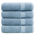 thumbnail image 1 of Toallas de baño LANE LINEN 100% algodón azul cerúleo (90 x 168 cm) x4, 1 of 9