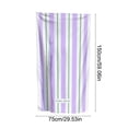 thumbnail image 3 of EGNMCR 59x29.52in Summer Soft Absorbent Beach Towel Fiber Striped Machines Washable Quicks Drying polyester beach towels, 3 of 6