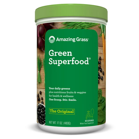 Amazing Grass Green Superfood Powder, Original, 60