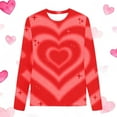 thumbnail image 3 of DxhmoneyHX Valentines Day Sweatshirt Boys Girls Love Heart Graphic Outfit Long Sleeve Tops for Kids 3-14 Years, 3 of 4