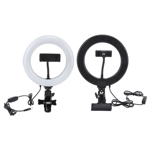 Luz De Anillo Para Selfies ANGGREK Color Y Brillo Ajustables Luz De Relleno Estable Y No Deformable