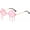Pink, variant on Rimless Cute Sunglasses For Women Trendy Creative 90s Sunglasses Funny Cloud Shaped Disco Glasses