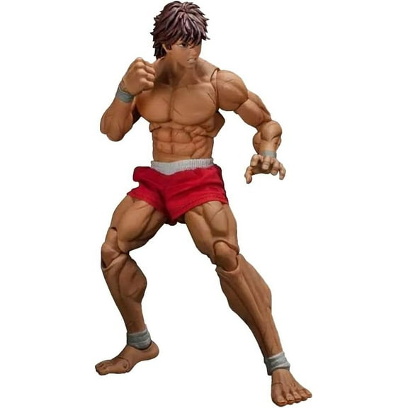 Hanma Yujiro Figure Muscle Man Fighting Ultra-Movable Model with Changeable Parts Ornaments
