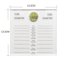 thumbnail image 2 of Palette de Cristal pour Cils Palette d'Extension de Cils Plateau de Faux Cils Bande Adhésive Support de Colle pour Extensions de Cils, 2 of 5