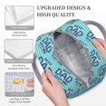 thumbnail image 7 of Japuie Best Dad Ever Print Insulated Lunch Bag,Lunch Box for Women Men,Large Capacity Lunch Tote Bag,Lunch Container for Office Work Picnic Beach or Travel, 7 of 7