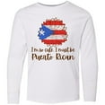 thumbnail image 3 of Inktastic I'm So Cute, I Must be Puerto Rican Sunflower Long Sleeve Youth T-Shirt, 3 of 5