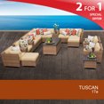 thumbnail image 2 of Tuscan 17 Piece Outdoor Wicker Patio Furniture Set 17a, 2 of 7