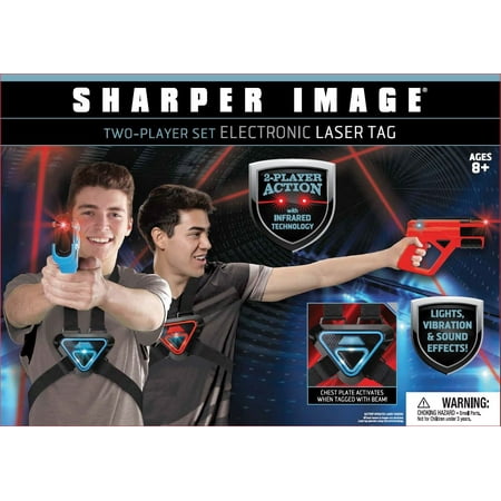 Sharper image two player electronic laser tag set