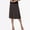 🔥 Coffee, variant on Gifts USSUMA Elastic Trumpet Midi Skirt High-Waist Stretch Fabric Flared Hem Pull-On Design For Casual Streetwear Office Weekend And Travel Flattering Mid-Length Silhouette — Midi Skirt