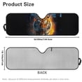 thumbnail image 7 of Yuyamidu Tiger Windshield Sunshade Sun Visor for UV Rays & Heat Protection, Suitable for Wrangler, Compass, Gladiator & Renegade, 7 of 7