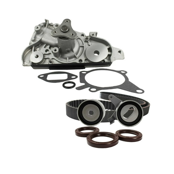 DNJ TBK434WP Timing Belt Kit Water Pump Fits Cars & Trucks 99-01 Mazda Protege 1.6L DOHC 16v
