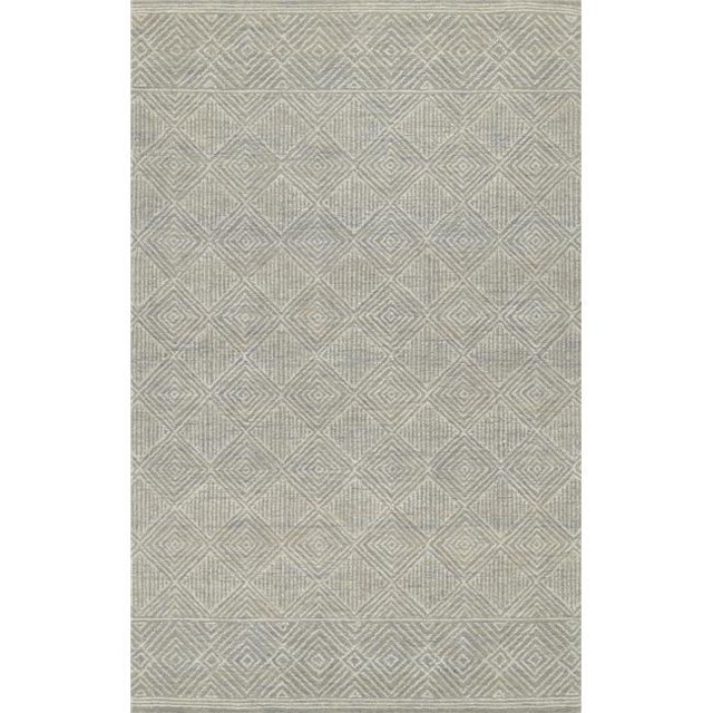 Momeni MALLOMRC-7GRY2030 2 x 3 ft. Mallorca Hand Hooked Contemporary Rectangle Area Rug, Grey