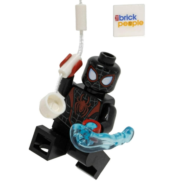 Minifigura a Miles Morales, superhéroes de LEGO, con Web