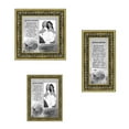 thumbnail image 5 of Picture Frame Set, 3 Piece Customizable Gallery Multi pack, 1-5x7, 1-8x8, 1-4x10, for Tabletop or Wall Display, 5 of 6