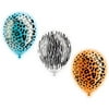 10" Latex Animal Print LED Light Up Balloons, Assorted, 5-Count