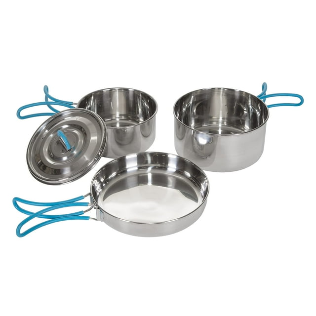 Set de cocina Stansport de acero inoxidable, 5 piezas