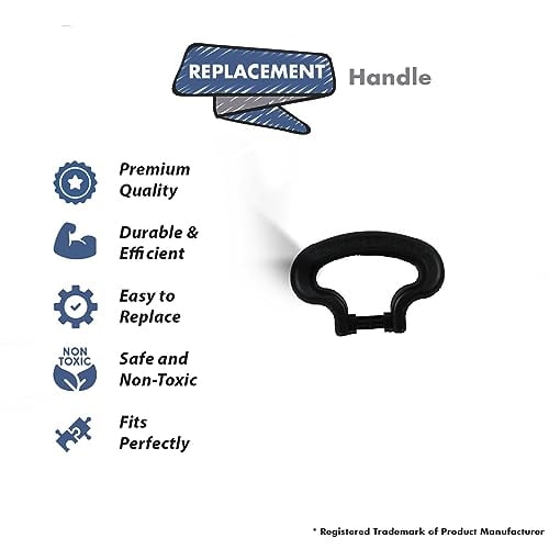 Replacement Part For Oreck U7000, XL21-600, 700 Vacuum Cleaner Rear Carry BlK Elevates Handle # compare to part 430000947