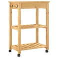 thumbnail image 5 of vidaXL Kitchen Trolley MONZA 60x40x90 cm Solid Wood Pine, 5 of 5