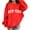 Red, variant on Kiijoy Toddler Girls Loose Sweatshirt New York Crew Neck Pullover Sweatshirt, Sizes 3-4