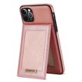 thumbnail image 6 of TECH CIRCLE for iPhone 11 Pro 5.8" Case,Luxury Synthetic Leather Back Shell Cover Phone Case with Card Holder Kickatand Compartment for iPhone 11 Pro, Rosegold, 6 of 7