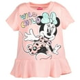 thumbnail image 3 of Disney Minnie Mouse Infant Baby Girls T-Shirt and Shorts Outfit Set Infant to Little Kid, 3 of 5
