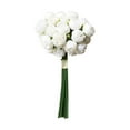 thumbnail image 2 of D-GROEE 1 Bouquet Fake Camellia Flower Arrangement Bouquet, 27 Heads Artificial Flower for Centerpieces, Suitable for Wedding Centerpiece Flower for Parties Valentine's Day Home Décor, 2 of 7
