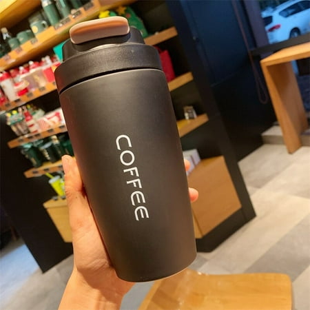 

400ml 500ml Stainless Steel Thermos Coffee Thermal Mug Tea Drinkware Water Bottle Vacuum Flask Insulated Leakproof Travel Cup