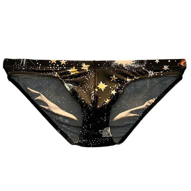 weiaidu Soutong calzoncillos patrones U convexo bajo aumento Sexy patrón hombres calzoncillos para el hogarpangjing