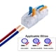 thumbnail image 4 of Terminales Enchufables Terminales Brillantes con Poste para Cables Rígidos y Flexibles, Kit de Abrazaderas para Cables de Terminales de Conexión, Abrazaderas Trapezoidales con Palanca de Operación, 4 of 5