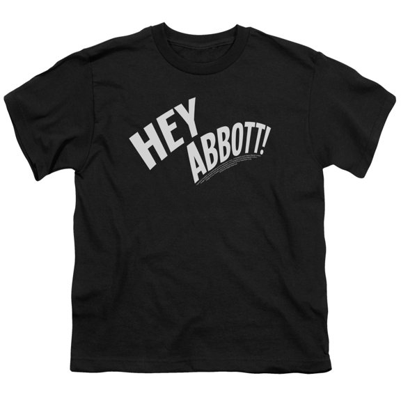 Abbott & Costello - Hey Abbott - Youth Short Sleeve Shirt - Small