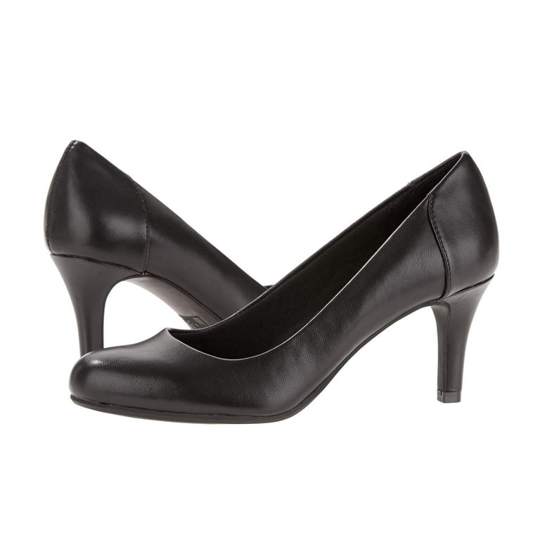 Time and Tru women's Basic Pump - Faux Leather 2.75 Heel