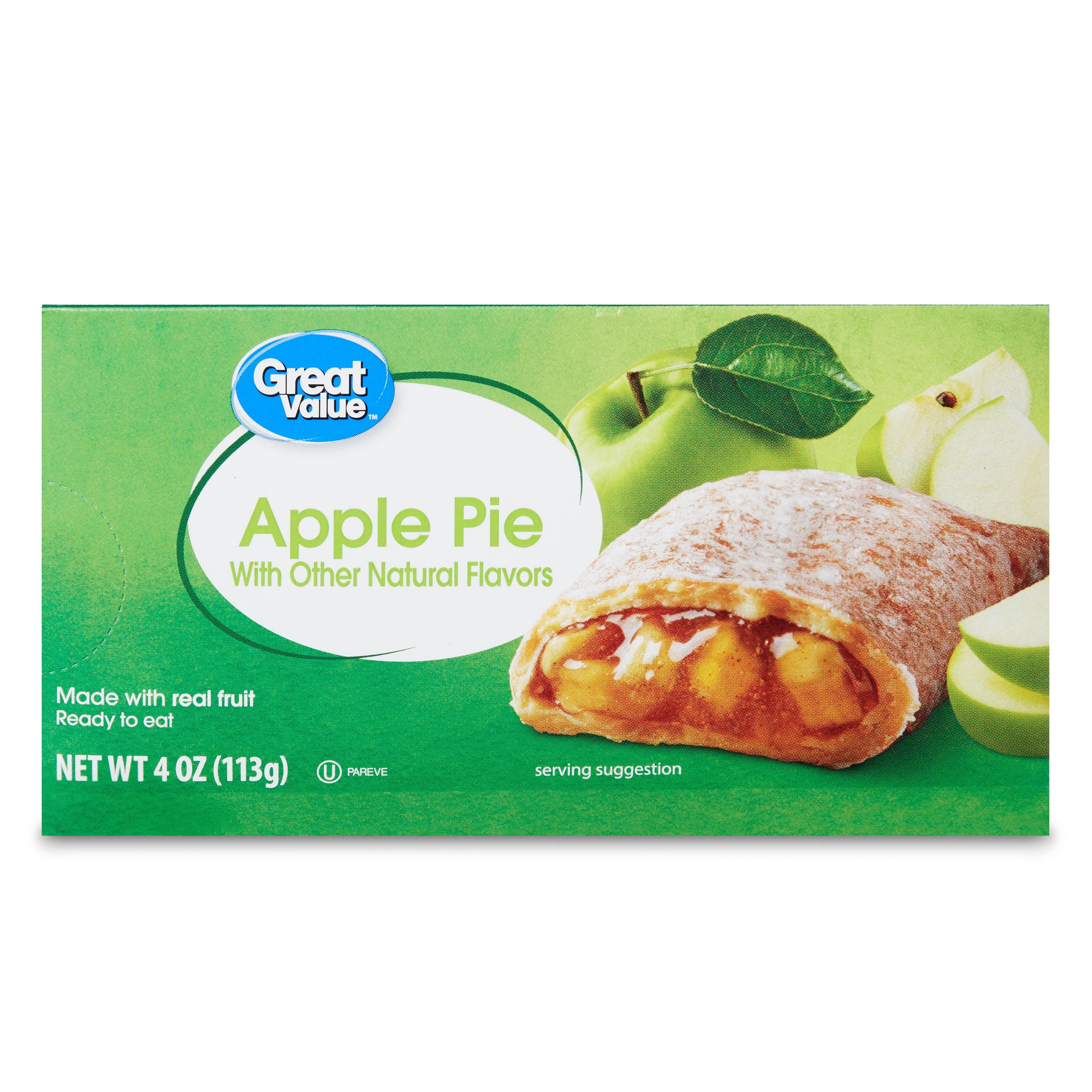 Great Value Apple Pie, 4 oz