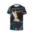 thumbnail image 5 of Kids 3D Graphic Tinker Bell T-Shirts, Novelty Shirts Crewneck Short Sleeve Tees for Youth Boys Girls, 5 of 8
