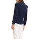 thumbnail image 3 of INSPIRAR CHIC Blusa de Manga Larga con Cuello Peter Pan y Botones Decorativos en la Espalda, Talla L, Azul Oscuro, 3 of 6