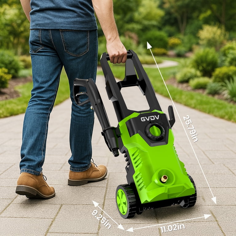 GVDV Electric Pressure Washer 3400 PSI 2.1 GPM with Foam Cannon