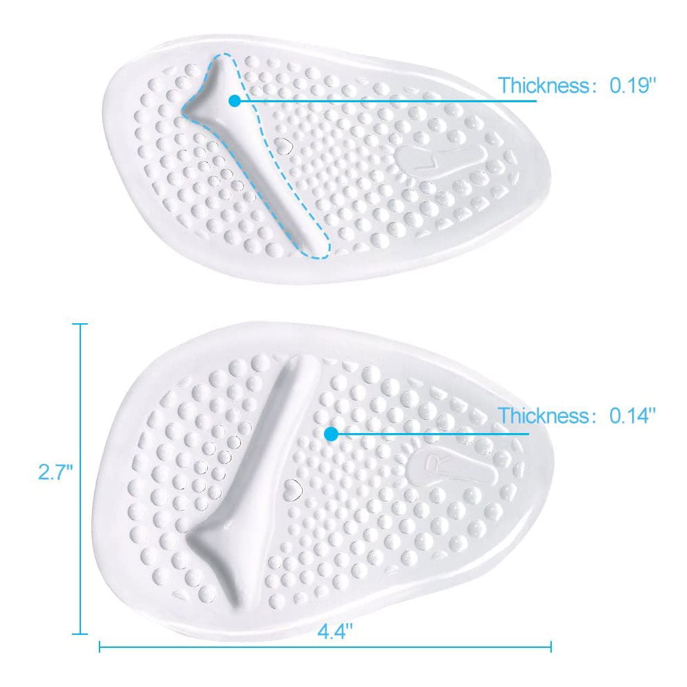 Mgaxyff 2 Pairs Anti-slip Shoe Pads 