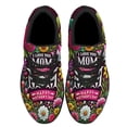 thumbnail image 2 of Happy Mother's Day I Love You Mom Flower Shoes Sneakers Black Size 13, 2 of 7