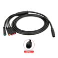thumbnail image 2 of Cable Principal Impermeable de 8 Pines para el Conexión del Tablero Controlador Bicicleta Eléctrica 2PIN + 3PIN 5PIN Algunos Controladores KT, 2 of 5