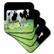 Holstein Cow set of 4 Coasters - Soft cst-624-1