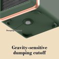 thumbnail image 4 of Nkmbld Electric Heater for Office, 1200W PTC Ceramic Heater with Heating and Fan Modes, Safe and Quiet Ceramic Heater Fan for Office Bedroom Bathroom, Green, 4 of 8
