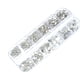 thumbnail image 4 of Soidarity Nail Pixie Beads Crystal Rhinestones Professional DIY Supplies Llamativo accesorio de pedicura AB silver nipper 2 Cuentas blancas 2000 piezas 10piezas, 4 of 6