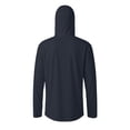 thumbnail image 3 of Havenx Upf 50+ Sun Protection Hooded Shirt for Men Long Sleeve Upf 50+ Shirts with Mask Hooded Uv Protection Rash Guard Thumbhole Outdoor Fishing Lightweight Casual Summer Blouses,Navy XL, 3 of 5