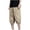 Khaki, variant on Goodtrade8 Summer Shorts for Men Below the Knee Pocket Outwear Solid Color Drawstring Loose Lightweight Casual Mens Shorts
