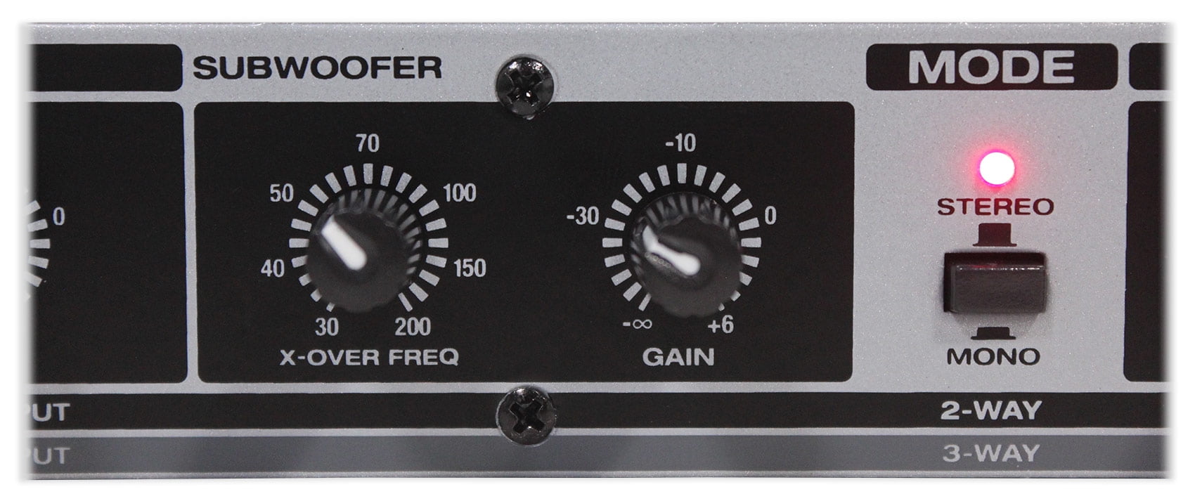 Nady CX 23SW 3 Way Stereo, Plus Subwoofer Crossover Fits in a 並行輸入品 Nady Nady CX-23SW 3-Way Stereo, Plus Subwoofer Crossover - Fits in