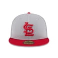 thumbnail image 2 of Men's New Era  Gray/Red St. Louis Cardinals 2025 Batting Practice 59FIFTY Fitted Hat, 2 of 7