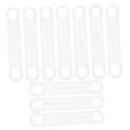 thumbnail image 6 of WASHWEPE 10Pcs Non Slip Hangers with Grip for Clothes Hangers in Transparent Material, 6 of 8