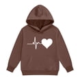 thumbnail image 5 of YunPes Oversized Hoodie Sweatshirt for Girls Heart Print Trendy Preppy Pullovers Tops Teen Casual Baggy Fall Clothes with Kangaroo Pocket, 5 of 5